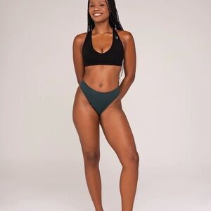 Bearass Bikinis SLEEP, SEEK & SWIM BIKINI TOP Small Black